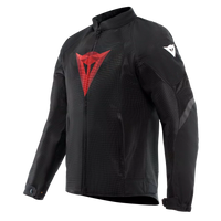 Chamarra Dainese Herosphere Air para hombre negra con detalles rojos