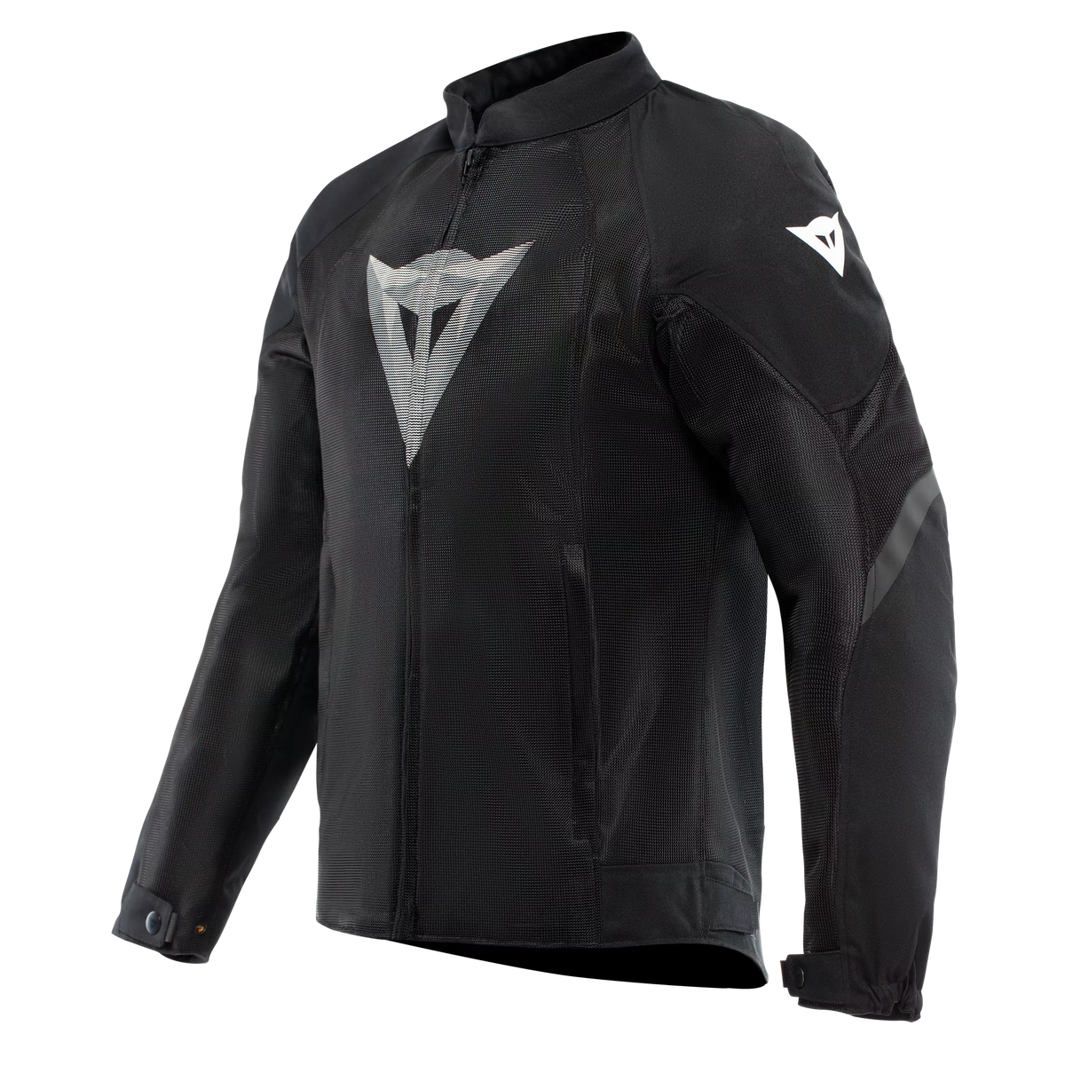 Chamarra Dainese Herosphere Air Tex para hombre negra con blanco Diamond