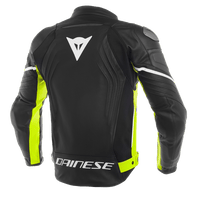 Chamarra de Piel para Moto Dainese Racing 3 Amarillo - CIAO ITALIA