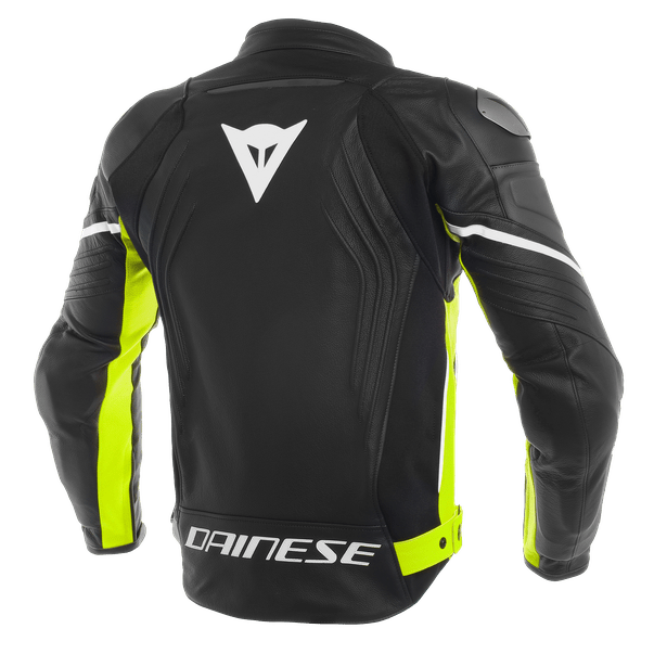 Chamarra de Piel para Moto Dainese Racing 3 Amarillo - CIAO ITALIA