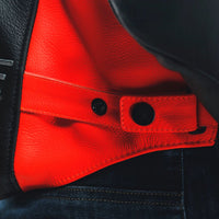Chamarra de Piel para Moto Dainese Racing 4 Rojo - CIAO ITALIA