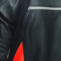 Chamarra de Piel para Moto Dainese Racing 4 Rojo - CIAO ITALIA