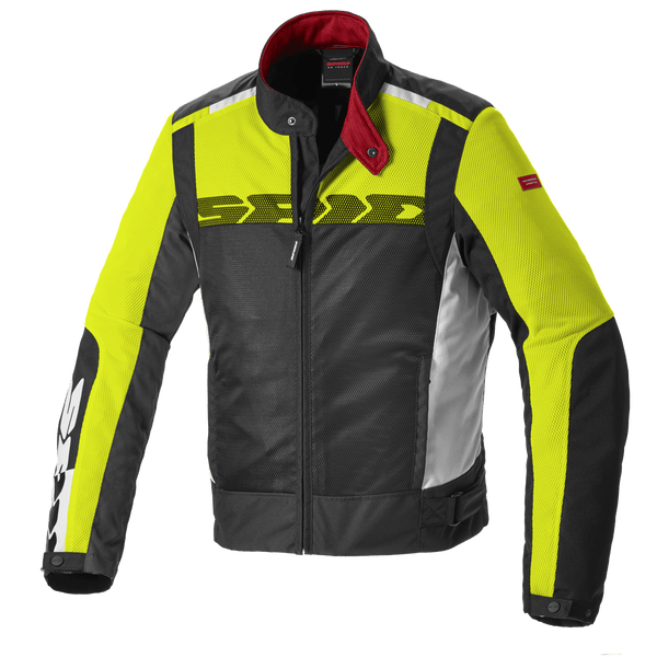 Chamarra para Moto Spidi Solar Net Sport Amarillo
