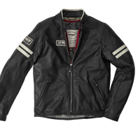 Chamarra para Moto SPIDI Vintage Leather Ice Negra - CIAO ITALIA