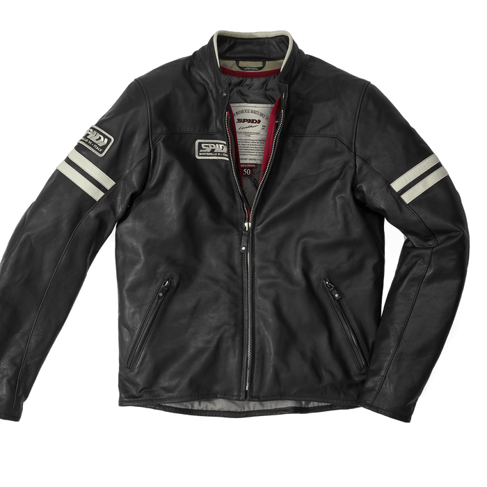 Chamarra para Moto SPIDI Vintage Leather Ice Negra - CIAO ITALIA
