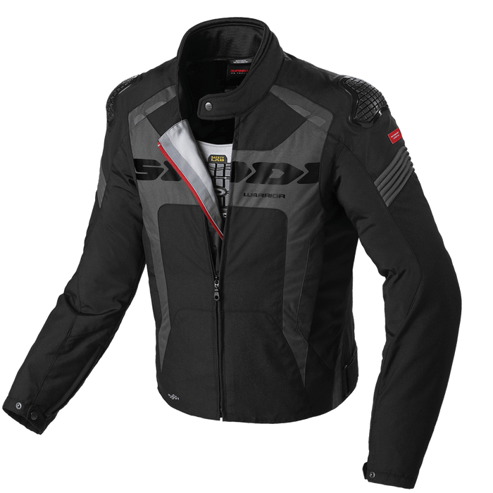 Chamarra para Moto Spidi Warrior H2Out Negra - CIAO ITALIA