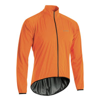 Chamarra Rompevientos Gist Microm Naranja Impermeable para Ciclismo