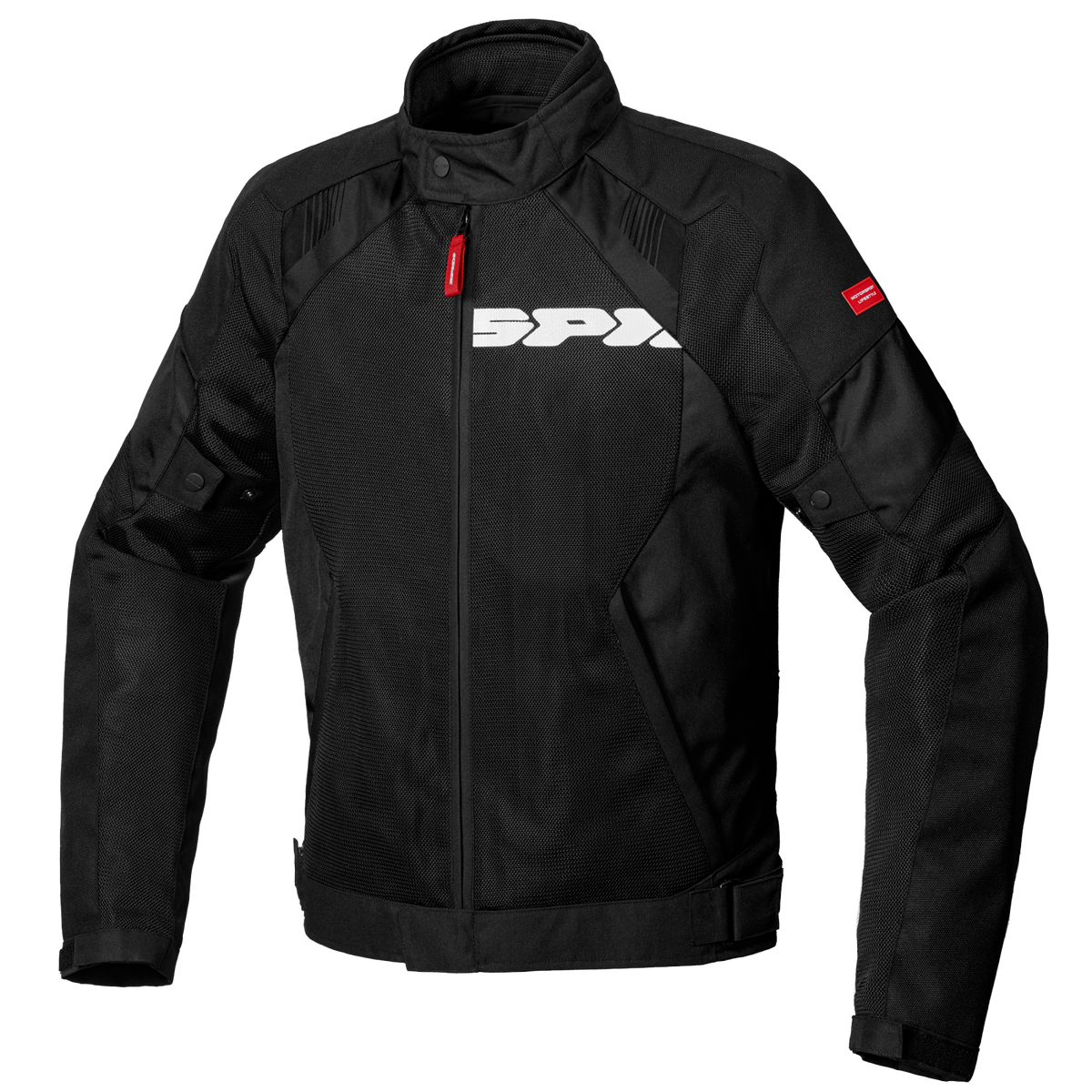 Chaqueta para moto Spidi Flash Evo Net Windout negra con malla ventilada y protecciones