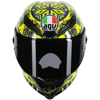 Vista frontal casco AGV Corsa Rossi Winter Test racing