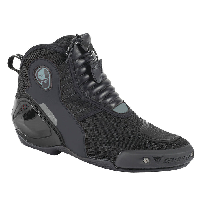 Protección reforzada en puntera de botas Dainese Dyno D1 negro rojo