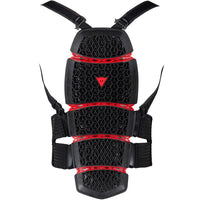 Tirantes y faja lumbar ajustables de la espaldera Dainese Pro-Armor Back Long
