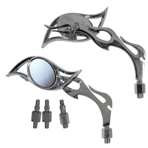 Espejo para motocicleta A-Pro SR-4015 Chrome disponible en Ciao Italia México