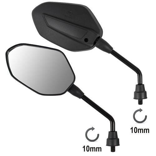 Espejo para motocicleta A-Pro SR-4816 Black disponible en Ciao Italia México