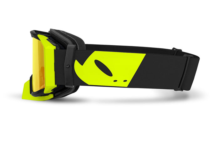 Vista lateral izquierda del Goggle UFOPLAST Wise Pro 2.0 Yellow