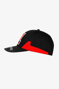 Vista lateral izquierda de la Gorra Ducati Pecco Bagnaia oficial