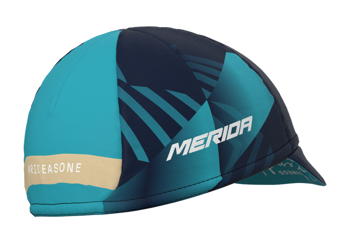 Gorra Gist Equipo Bahrain Victorious 2024 azul marino vista lateral derecha disponible en Ciao Italia