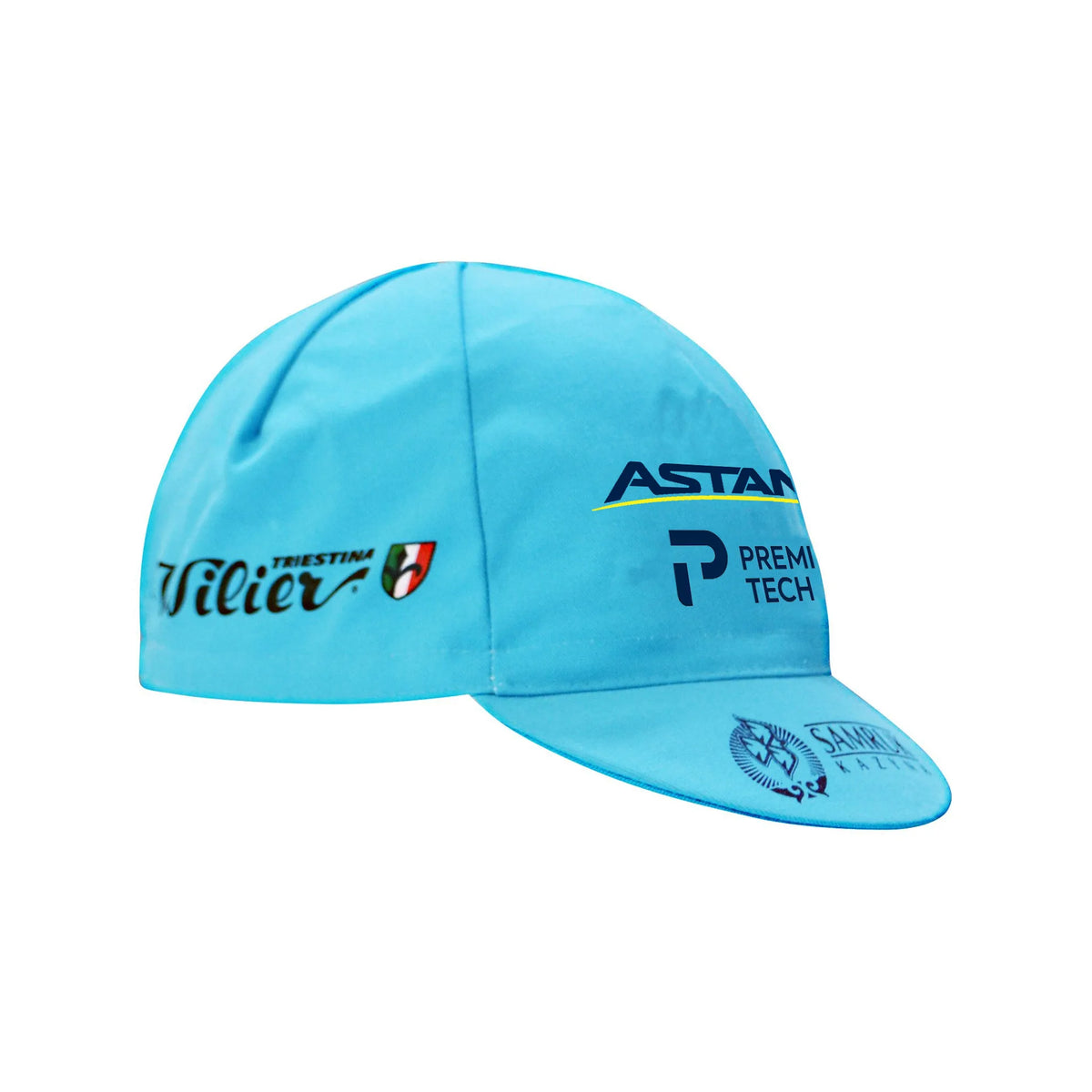 Gorra Gist Equipo Astana azul para ciclismo y uso bajo casco