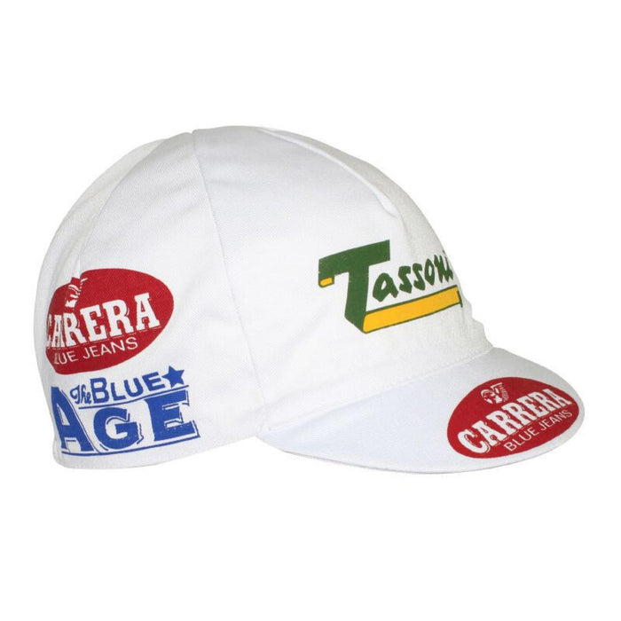 Gorra Gist Equipo Carrera Vintage Roja y Blanca para ciclismo y uso bajo casco