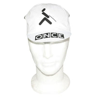 Gorra Gist Equipo ONCE blanca vista frontal estilo vintage