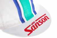 Diseño vintage de la gorra Gist Equipo Sanson inspirada en ciclismo europeo clásico