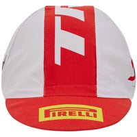 Gorra Gist Equipo Trek Segafredo blanca vista frontal estilo profesional