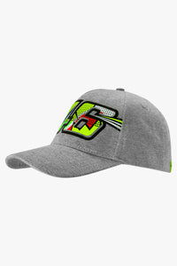 Gorra VR46 Heritage Negra VRWCA352105 oficial Valentino Rossi disponible en Ciao Italia México