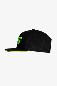 Vista lateral izquierda de la Gorra VR46 New Era 9FIFTY Suede