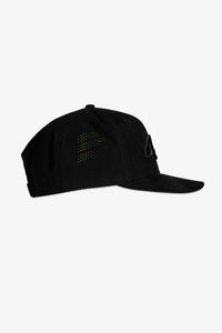 Vista lateral derecha de la Gorra VR46 New Era oficial