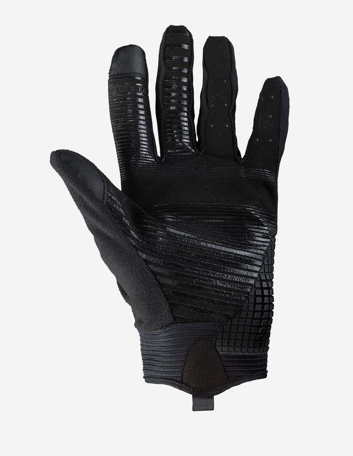 Vista trasera de guantes Bicycle Cross BL44718 negro MTB