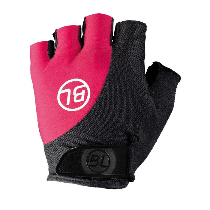Vista frontal de guantes Bicycle Discesa Lady Fuxia para mujer