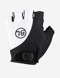 Vista frontal de guantes Bicycle Discesa Lady White para mujer