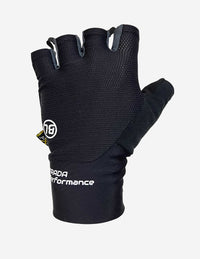Guantes de ciclismo Bicycle Line Strada S3 Black BL45190-006 con palma acolchada y tejido transpirable