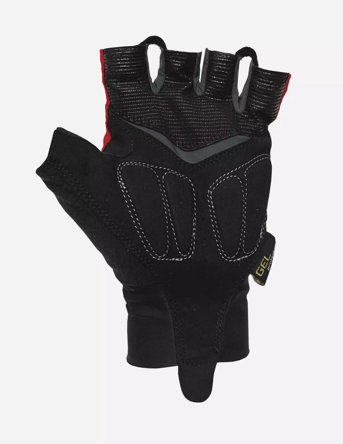 Vista trasera de guantes Bicycle Line Strada S3 Red BL45190-006