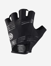 Guantes de ciclismo Bicycle Mia Negro para mujer con palma acolchada y tejido transpirable