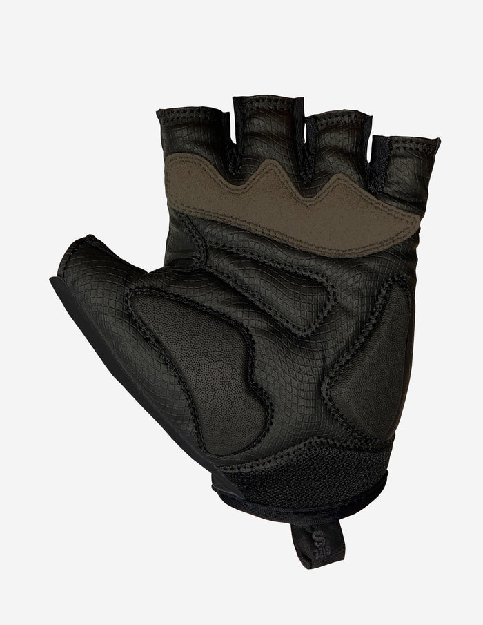 Vista trasera de guantes Bicycle Mia Negro para mujer