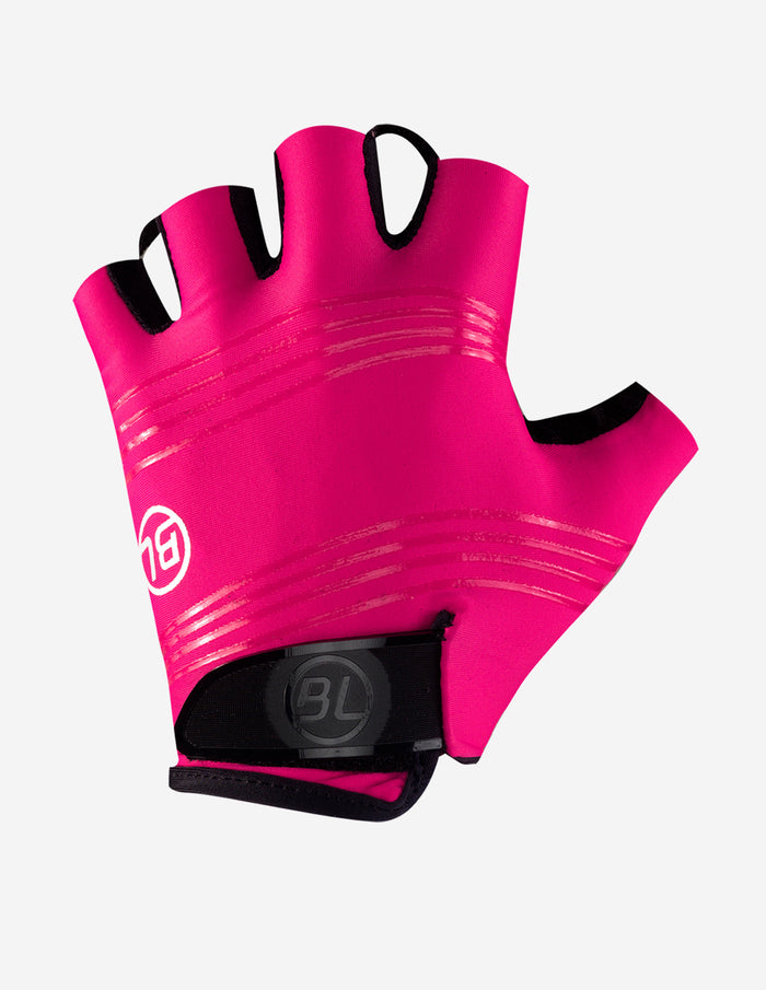 Guantes de ciclismo Bicycle Mia Pink para mujer con palma acolchada y tejido transpirable