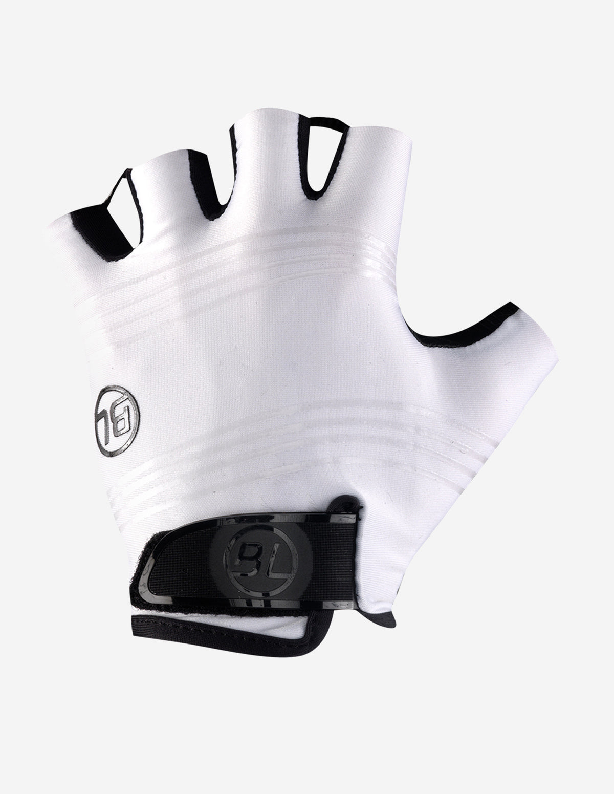 Vista frontal de guantes de ciclismo Bicycle Mia White para mujer