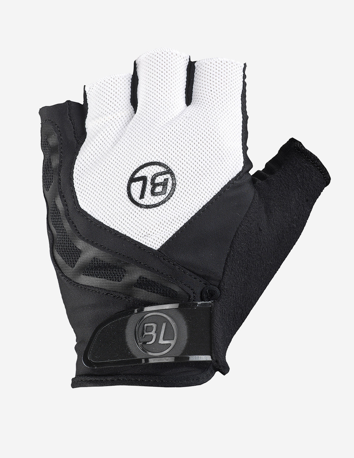 Guantes de ciclismo Bicycle Pave White con acolchado de gel y diseño transpirable