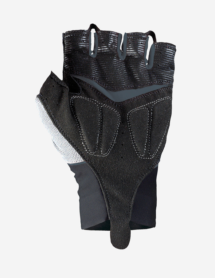 Vista trasera de guantes de ciclismo Bicycle Strada Rojo