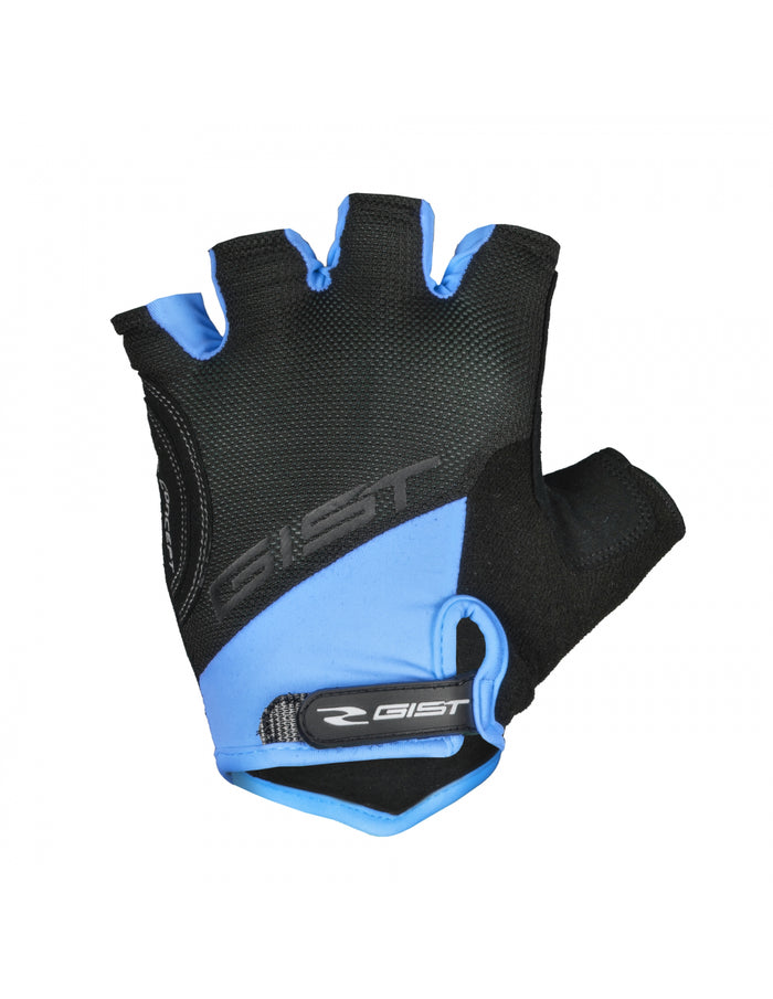 Guantes de ciclismo Gist D-Grip Azul Art. 5511 con palma de alto agarre y ajuste de velcro