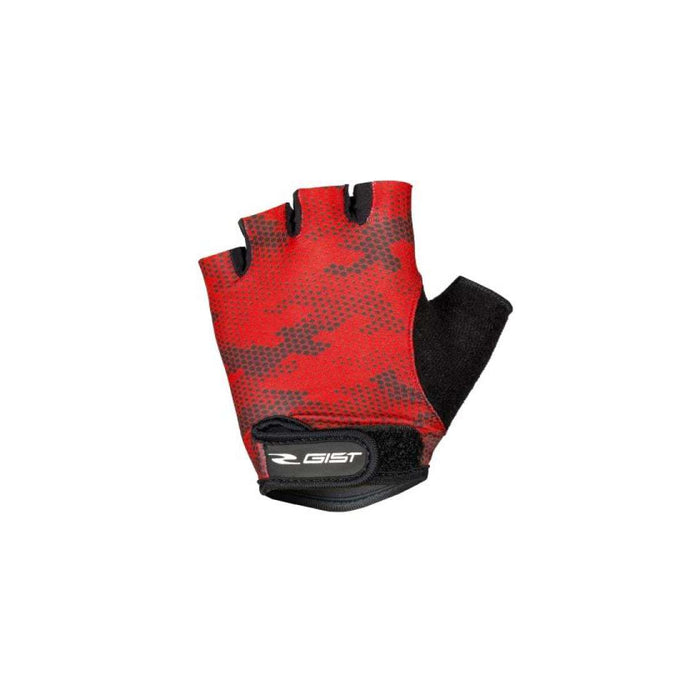 Guantes de ciclismo Gist Kid Rojo Art. 8158 con ajuste de velcro y tejido transpirable