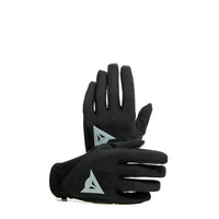 Vista frontal de guantes Dainese HG Caddo Black MTB negro