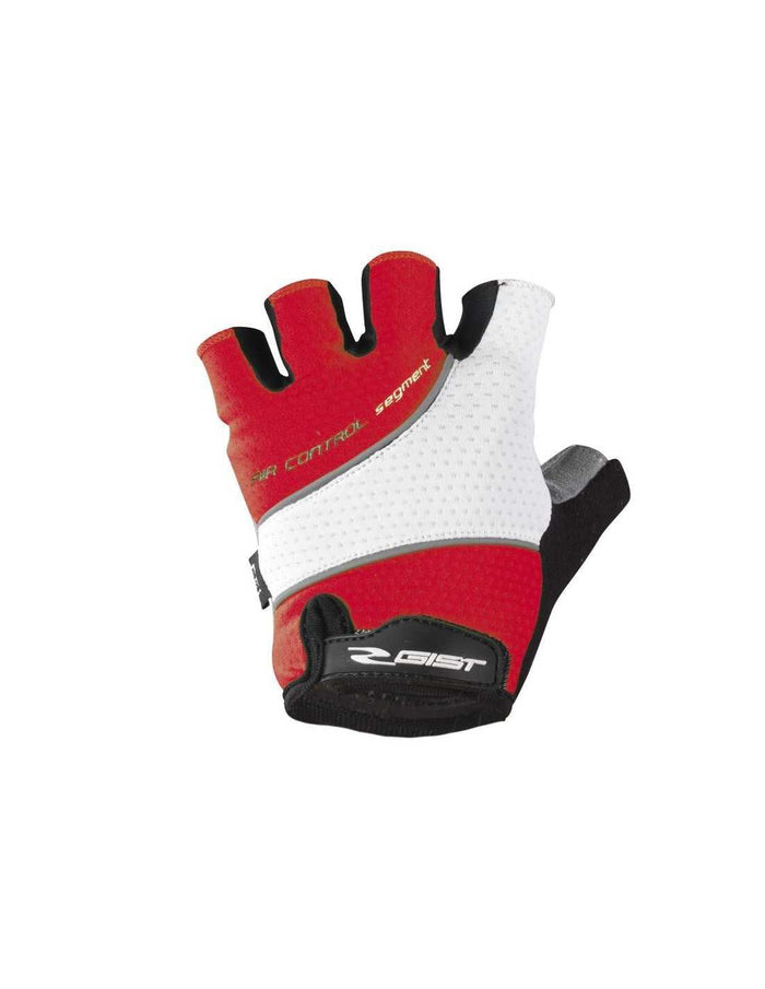 Guantes de ciclismo Gist Bimbo Kid Pro color rojo con acolchado de gel y ajuste de velcro