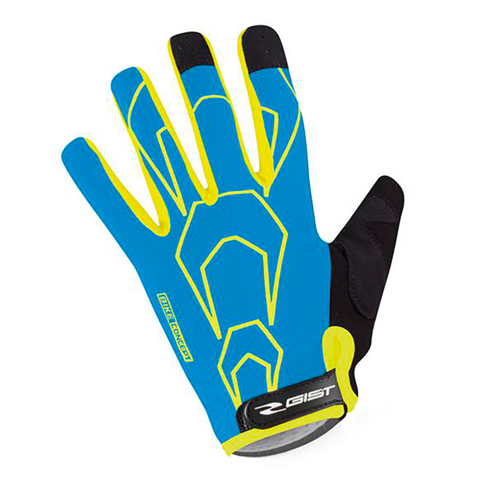 Guantes de ciclismo Gist Concept Blue MTB azul de dedo largo con excelente agarre
