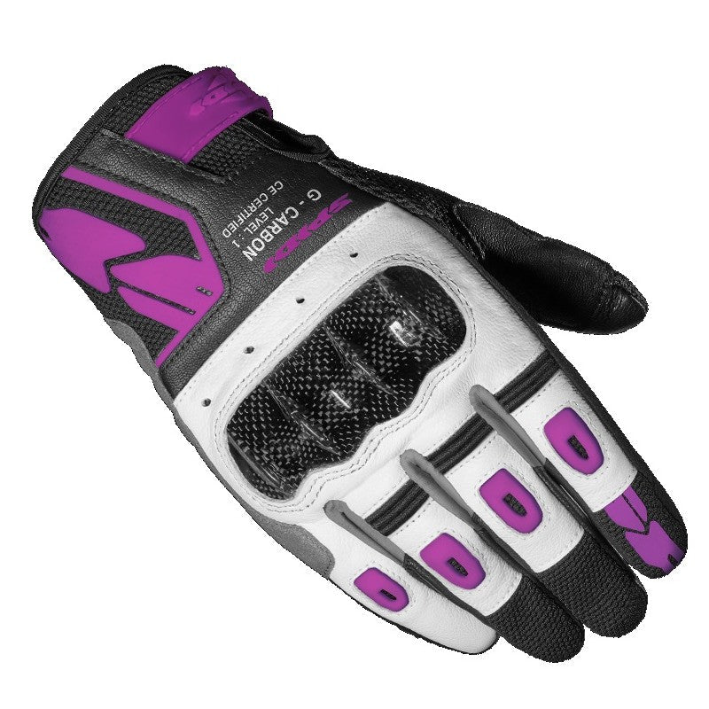 Guantes para Moto Mujer Spidi G-Carbon Fucsia - CIAO ITALIA