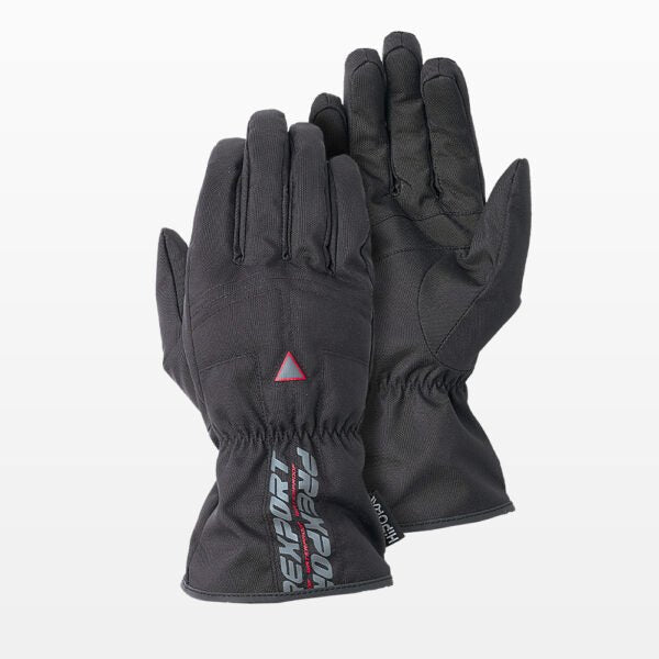 Guantes para moto Prexport Splash negros ventilados para uso urbano