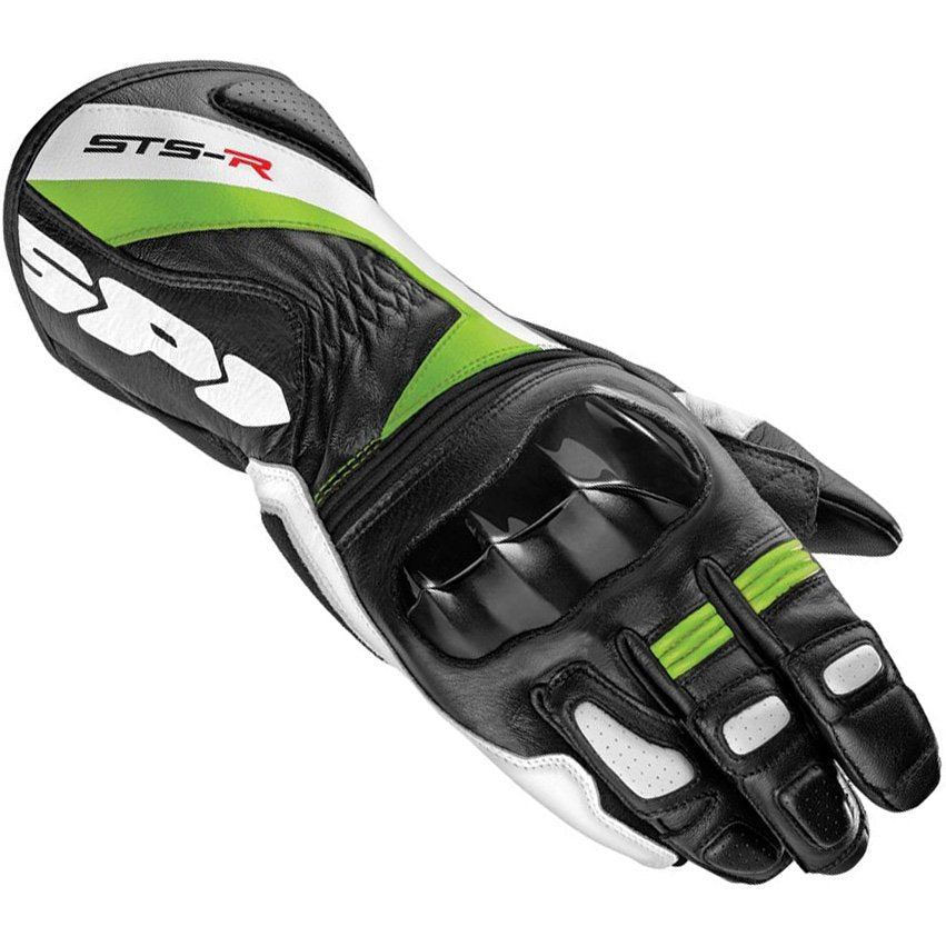 Guantes para Moto Spidi STS-R Negro Verde - CIAO ITALIA