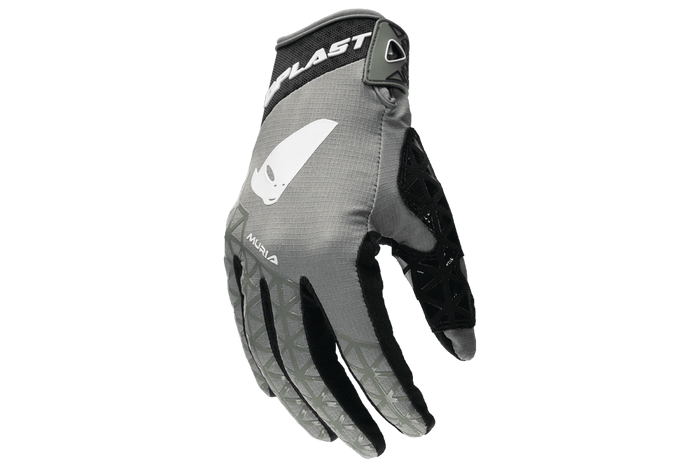 Guantes para motocross UFO Muria gris ligeros y ventilados para enduro y off-road