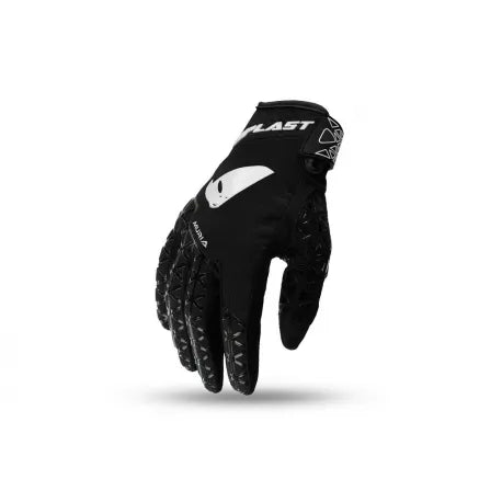 Guantes UFO Plast Muria negros para motocross