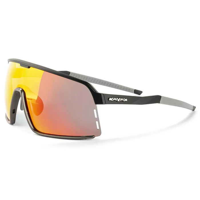 Lentes de ciclismo GIST Kayak XFly negros Art. 2977 con lentes intercambiables y protección UV